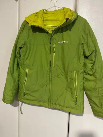 montbell 후드 부착 그린 다운 자켓