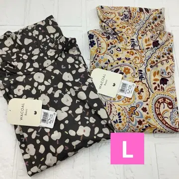 와코루 따뜻한 하이넥 이너 2개 세트 L 사이즈