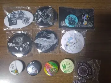 THE BACK HORN 캔뱃지 11종, 키링 1종