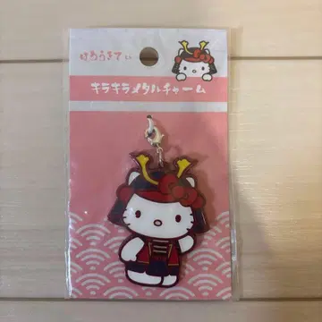 새상품 산리오 장군 시리즈 반짝이는 메탈 참 헬로키티