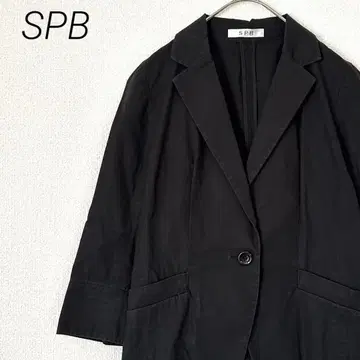 SPB 테일러드 자켓 7부 소매 포켓 부착 심플 얇은 소재 겉옷