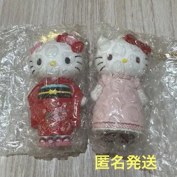 산리오 헬로키티전 시크릿 마스코트 참 A 기모노 에이프런