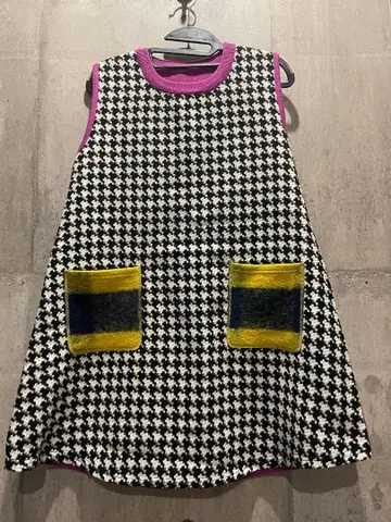 격자 무늬 미니 원피스 & 튜닉