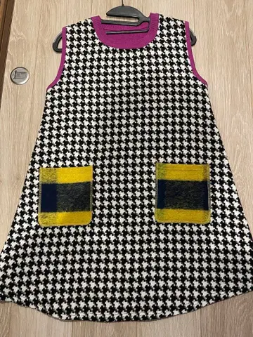 격자 무늬 미니 원피스 & 튜닉