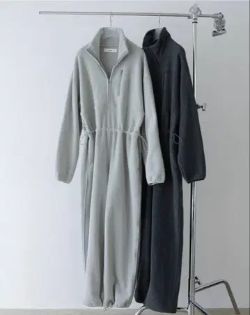 anuke 안누크 플리스 하프집 콤비네이슨 36