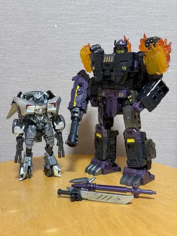 트랜스포머 메가트로너스 더 폴른 사이드와이프 2체 세트 [ 중고