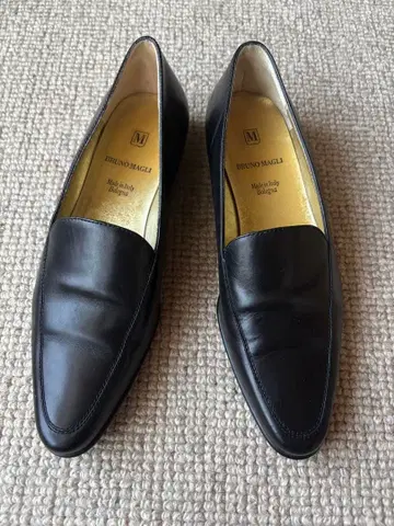 브루노 말리 블랙 로퍼 37