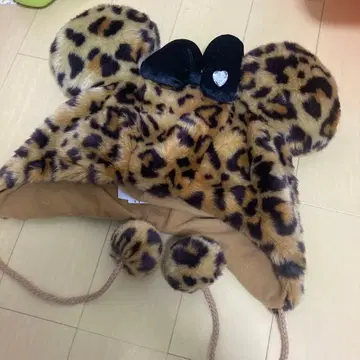 디즈니 팬캡 레오파드 무늬