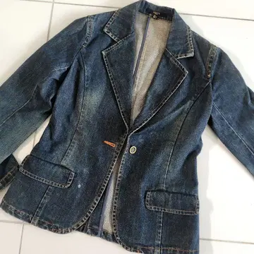 데님 자켓 SOMETHING G 진 여성용 테일러드 자켓