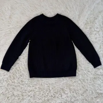 BATONER 바토너 시그니처 크루 넥 니트