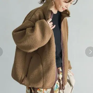 보아 지퍼 리버서블 자켓