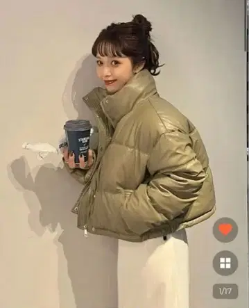 [새상품] nugu 페이크 레더 패디드 자켓 다운 자켓 코트