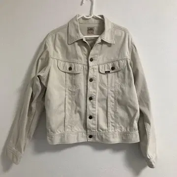 Lee 화이트 데님 자켓