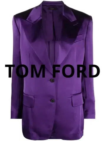 [새상품급] 정가 45만 이상 TOMFORD 새틴 테일러드 자켓