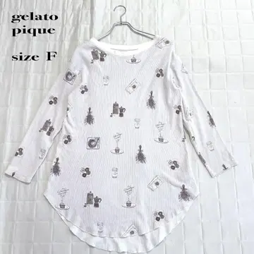 gelato pique 카페 모티브 룸웨어 size F 상의만입니다!