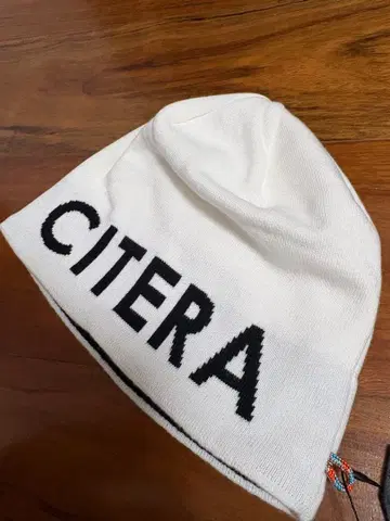 CITERA 니트 모자 화이트