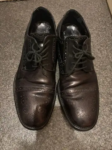 이탈리아제 천연 가죽 7cm 업 드레스 가죽 신발