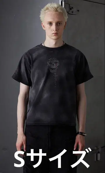 [Grancy] 스컬 큐빅 디자인 티셔츠