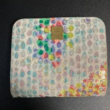 efffy 천연 가죽 여성용 접이식 지갑