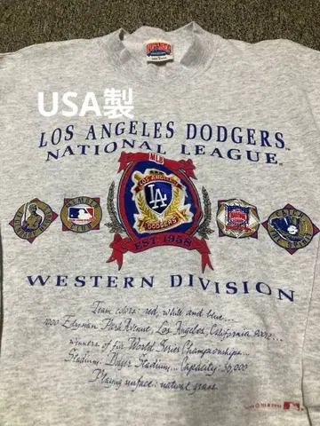 NUTMEGMILLS(넛맥밀스) MLB 로스앤젤레스 다저스 맨투맨