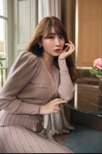 Herlipto Suite Room Knit Long Dress