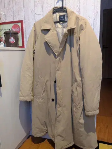 nano BASE 베이지 롱 코트 XL