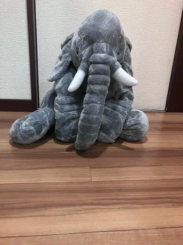 그레이 코끼리 봉제 인형