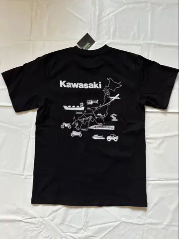 Kawasaki 수베니어 티셔츠 M 사이즈 블랙