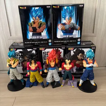 드래곤볼 BLOOD OF SAYANS 피규어 5체 세트