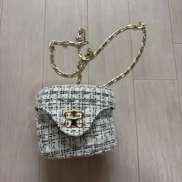스나이델 트위드 미니 숄더백