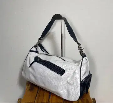 [ 새상품급 ] Ducato di. MILANO 펀칭 보스턴 백