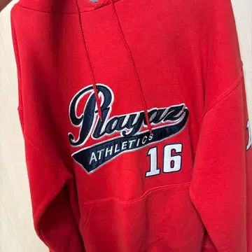 pure playerz 빨간색 XL 후드티