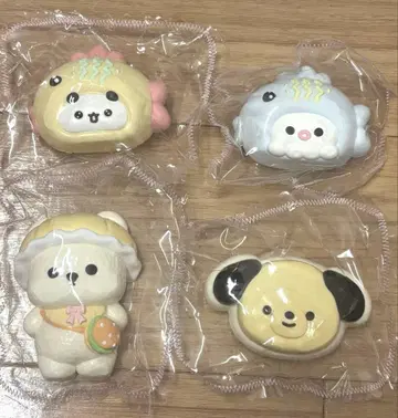 동물 스퀴즈 4개 세트