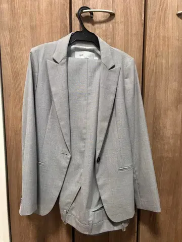 그레이 비즈니스 정장 수트 셋업 상하의
