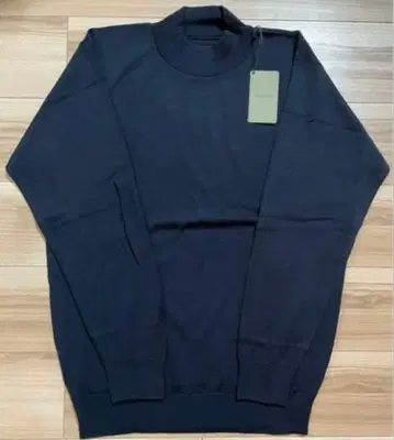 존스메들리 A4374 모크넥 니트 네이비 M 사이즈