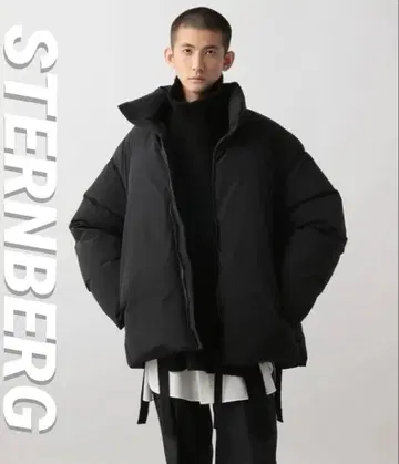 [STERNBERG] 발수 퍼 다운 자켓 M 블랙 스탠버그
