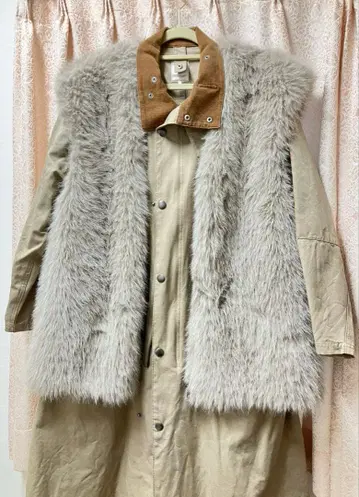 퍼 베스트 포함 밀리터리 자켓 3way 모리걸 y2k