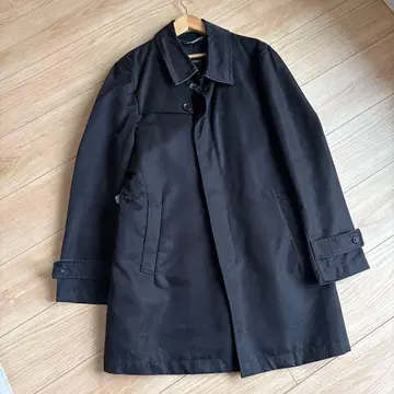 블랙 스텐카라 코트 취업활동 및 신입사원용 퀼팅 안감 탈부착 가능!