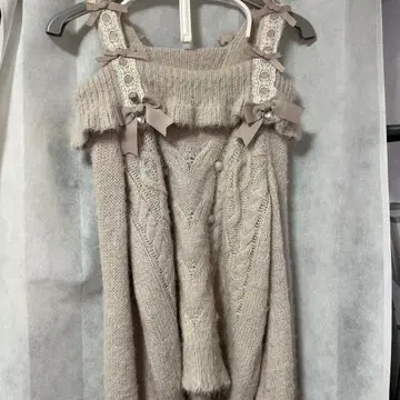 LIZ LISA 핑크 니트탑