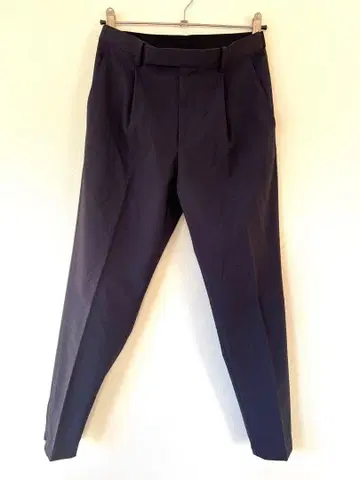 ESTNATION 테이퍼드 슬랙스 이지 팬츠 네이비