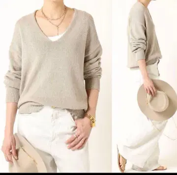 Deuxieme Classe Lily Linen V넥