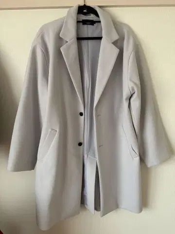 AZUL by MOUSSY 라이트 그레이 체스터 코트 L