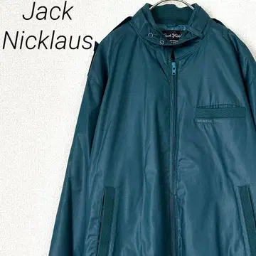 Jack Nicklaus 블루종 하이넥 포켓 부착 심플 겉옷