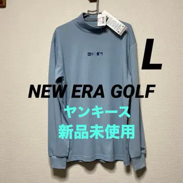 뉴에라 골프 셔츠 모크넥 하이넥 양키스 L