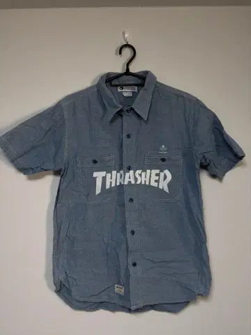 THRASHER 반팔 워크 셔츠