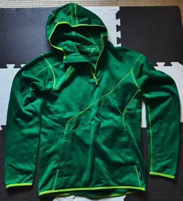 MAMMUT 후드 부착 그린 후드티 S 사이즈