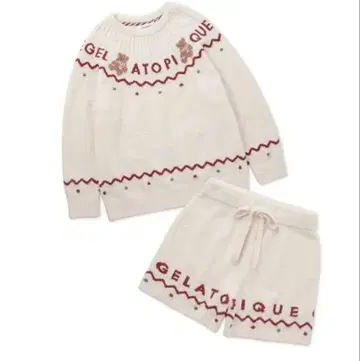 젤라또피케 HOLIDAY 노르딕 숏팬츠 풀오버 세트
