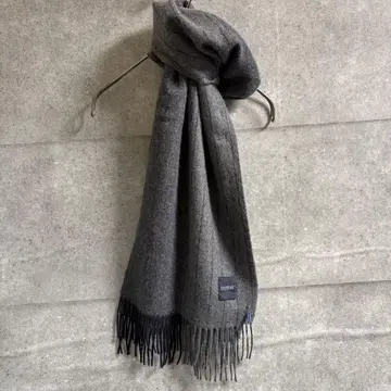 FAIRFAX 남성용 머플러 캐시미어 클리닝 완료 그레이 프린지