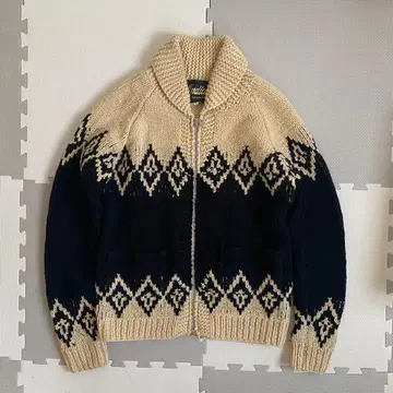 인디언 모터사이클 니트 집업 스웨터 M 사이즈