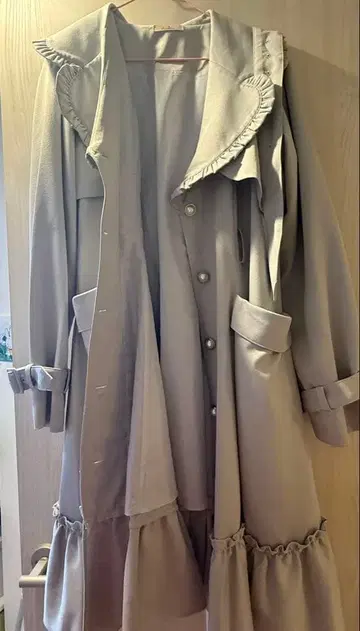 Amavel 프렌치 프릴 트렌치코트 - 색스